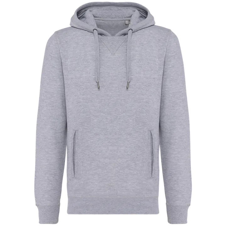 Sweat-shirt french terry écoresponsable à capuche unisexe Oxford Grey