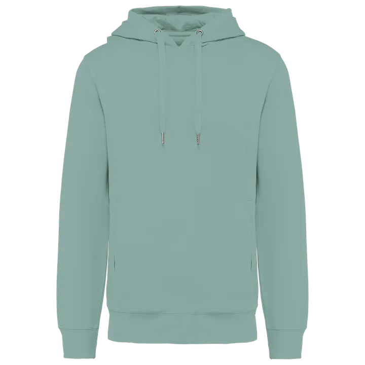 Sweat-shirt french terry écoresponsable à capuche unisexe Sage
