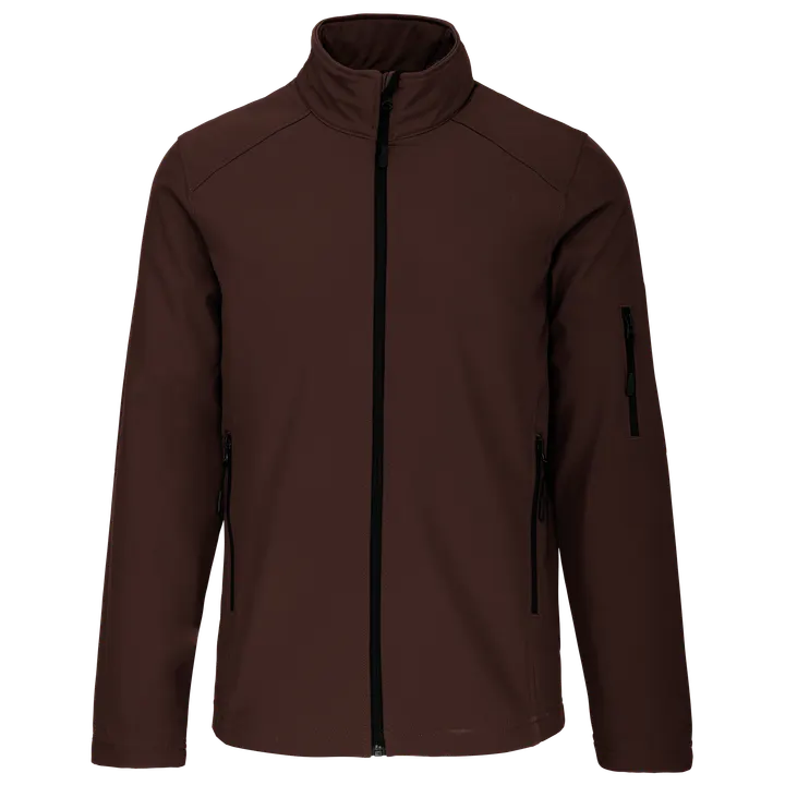 Herren Softshell-Jacke Chocolate