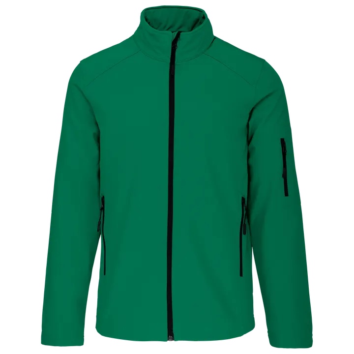 Herren Softshell-Jacke Kelly Green