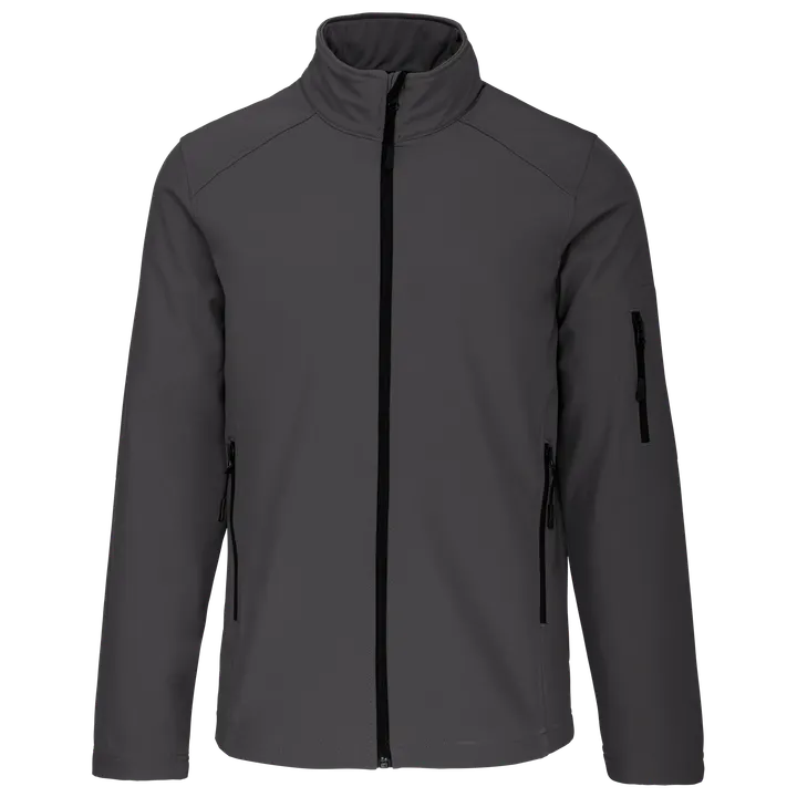 Herren Softshell-Jacke Titanium
