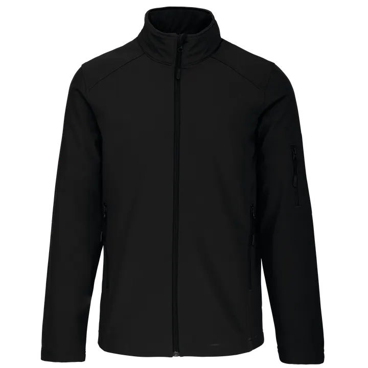 Kinder Softshell-Jacke Black