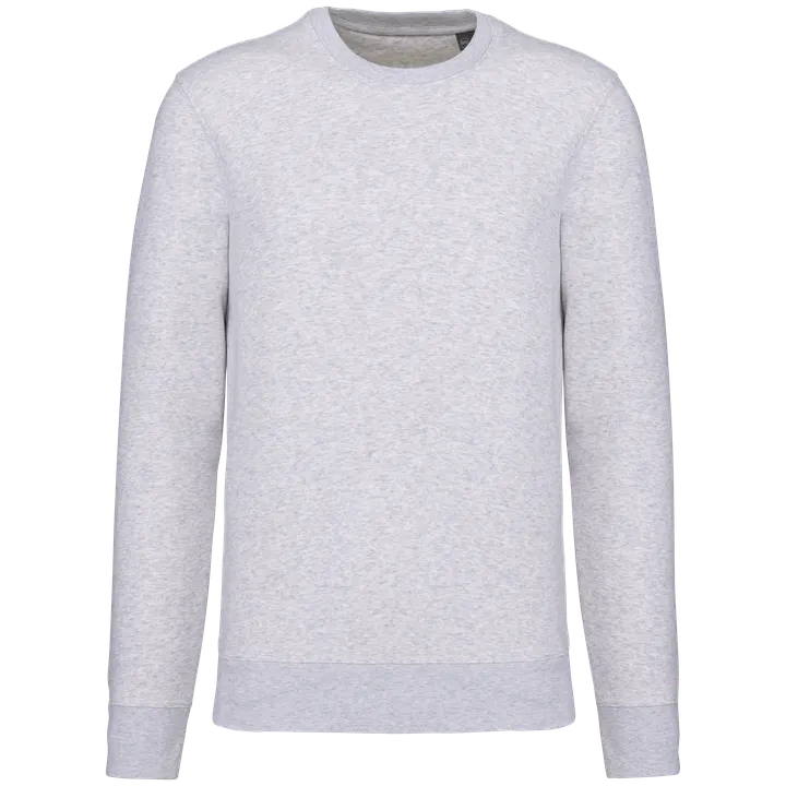 Umweltfreundliches Sweatshirt mit Rundhalsausschnitt Ash Heather