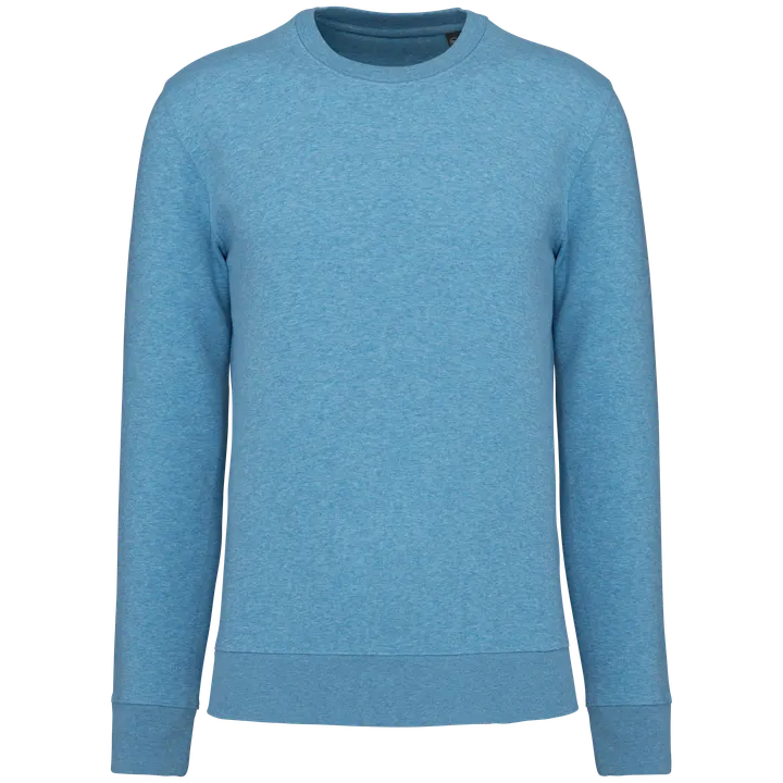 Umweltfreundliches Sweatshirt mit Rundhalsausschnitt Cloudy blue heather