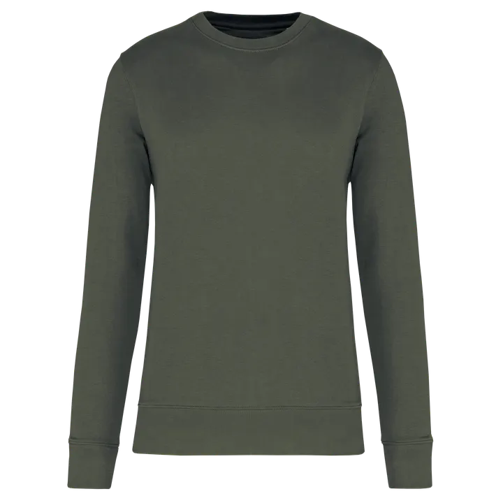 Umweltfreundliches Sweatshirt mit Rundhalsausschnitt Dark Khaki