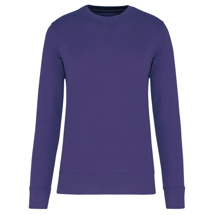 Umweltfreundliches Sweatshirt mit Rundhalsausschnitt Deep Purple