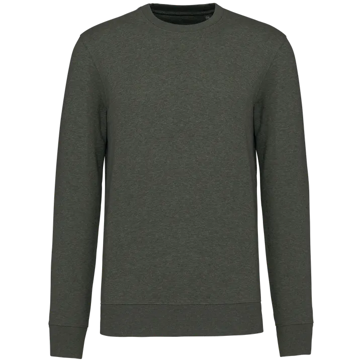 Umweltfreundliches Sweatshirt mit Rundhalsausschnitt Green Marble Heather