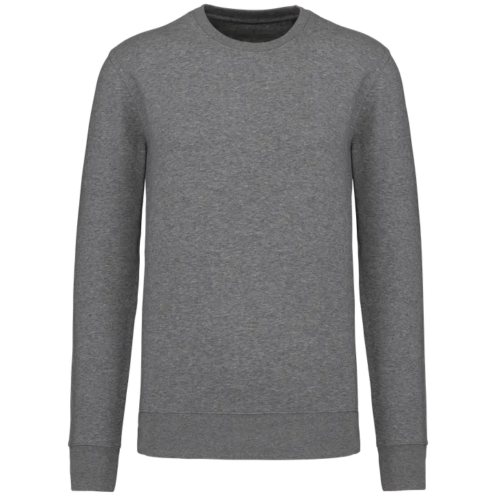 Umweltfreundliches Sweatshirt mit Rundhalsausschnitt Grey Heather