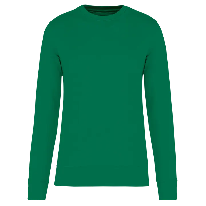 Umweltfreundliches Sweatshirt mit Rundhalsausschnitt Kelly Green