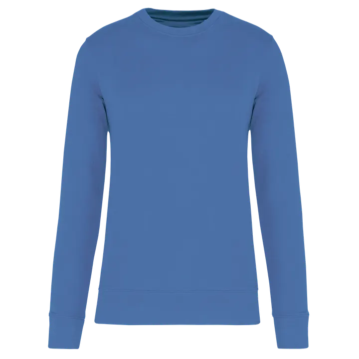 Umweltfreundliches Sweatshirt mit Rundhalsausschnitt Light Royal Blue