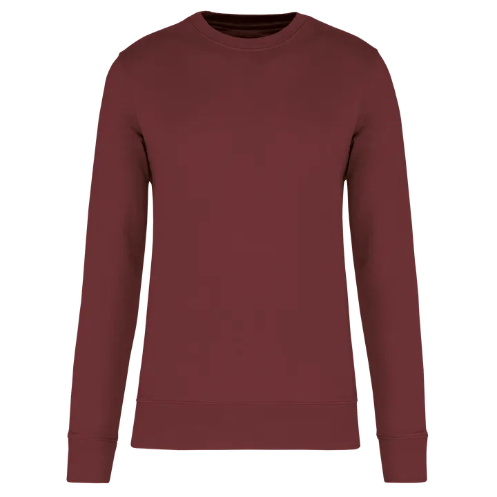 Umweltfreundliches Sweatshirt mit Rundhalsausschnitt Wine