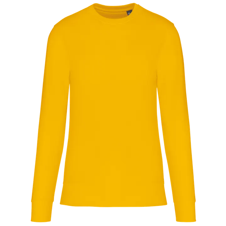 Umweltfreundliches Sweatshirt mit Rundhalsausschnitt Yellow