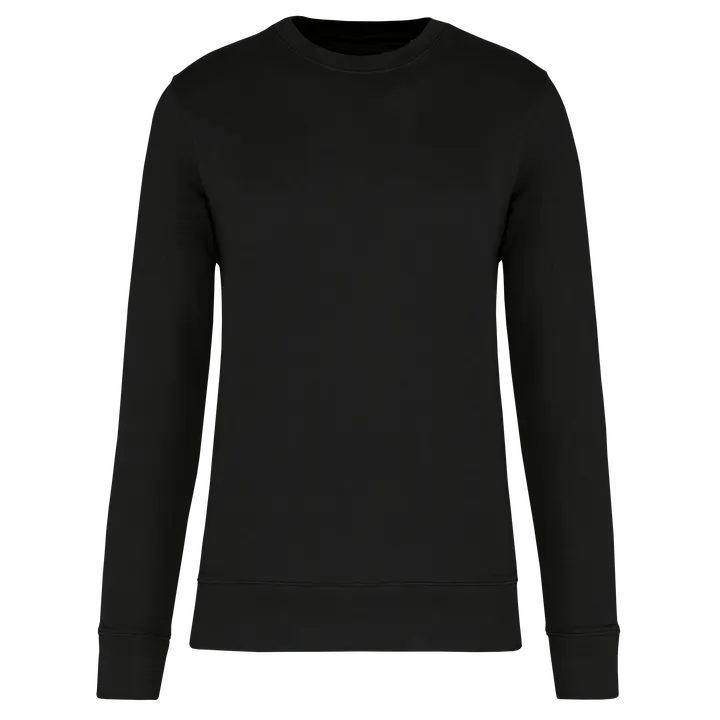Umweltfreundliches Sweatshirt mit Rundhalsausschnitt für Kinder Black