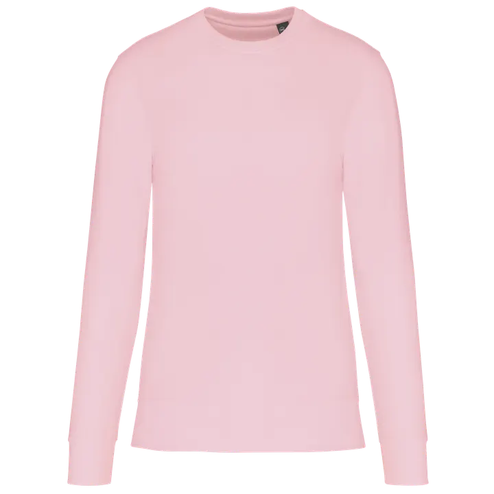 Umweltfreundliches Sweatshirt mit Rundhalsausschnitt für Kinder Pale Pink
