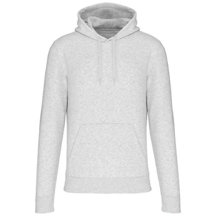 Umweltfreundliches Kapuzensweatshirt für Herren Ash Heather