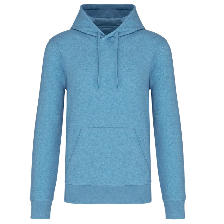 Umweltfreundliches Kapuzensweatshirt für Herren Cloudy blue heather