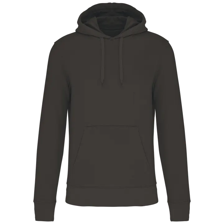 Umweltfreundliches Kapuzensweatshirt für Herren Dark Grey