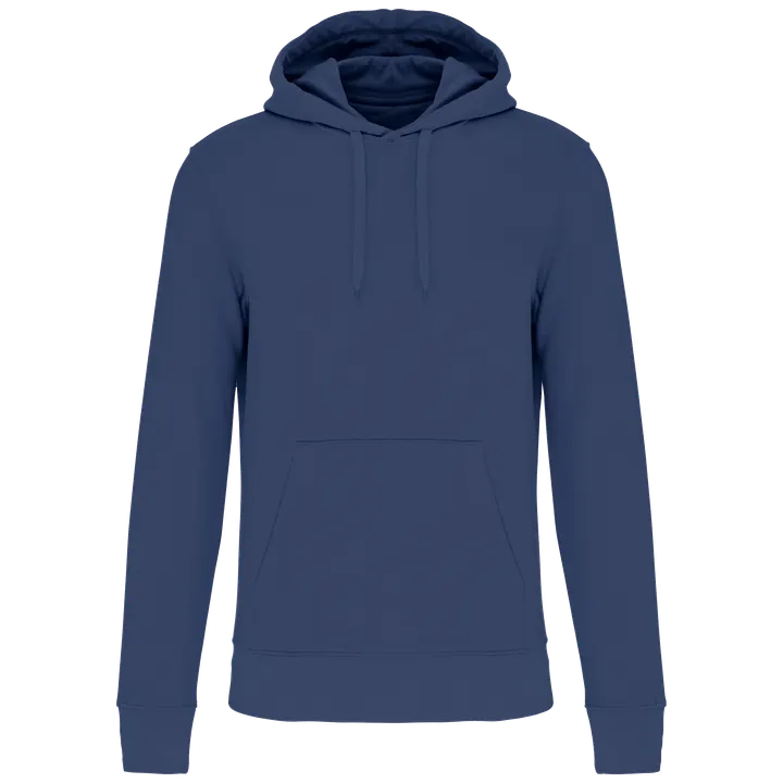 Umweltfreundliches Kapuzensweatshirt für Herren Deep Blue