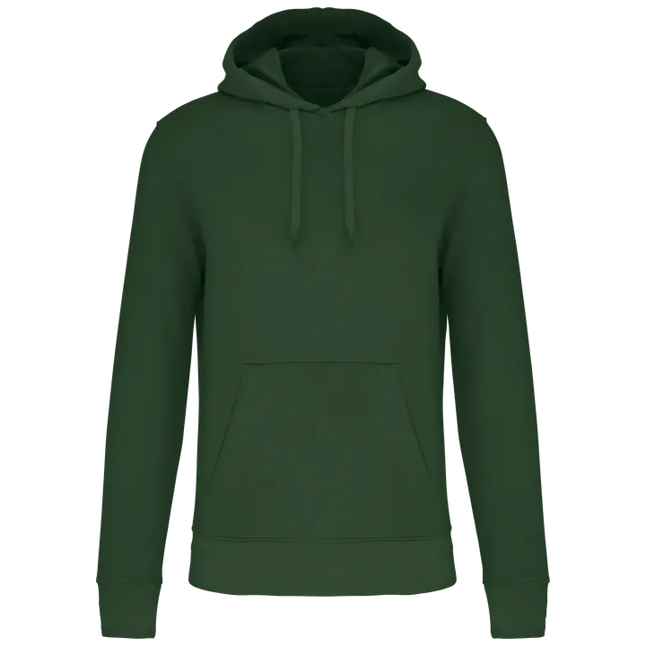 Umweltfreundliches Kapuzensweatshirt für Herren Forest Green