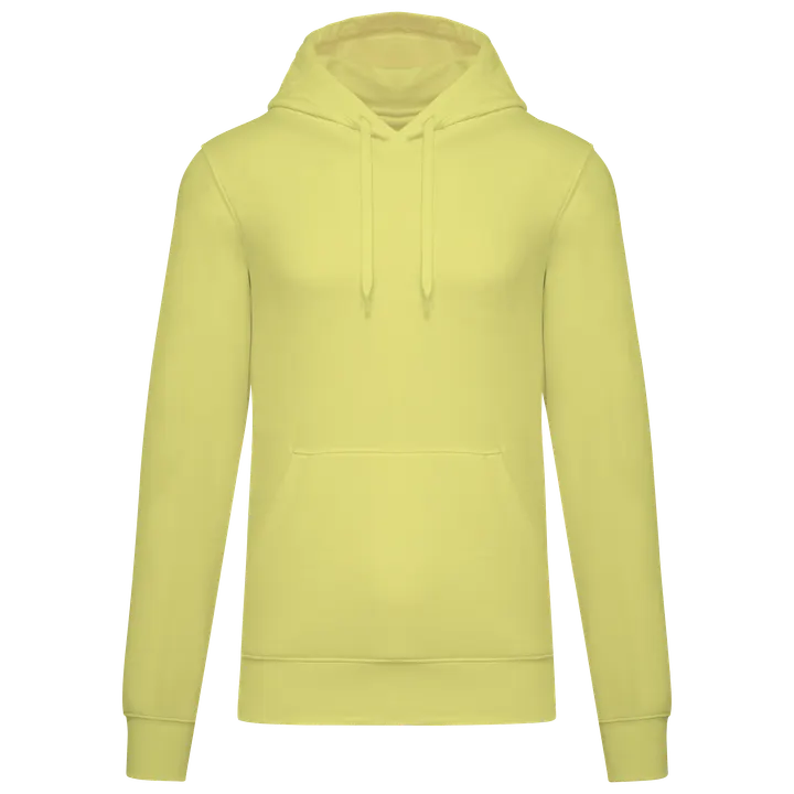 Umweltfreundliches Kapuzensweatshirt für Herren Lemon Yellow