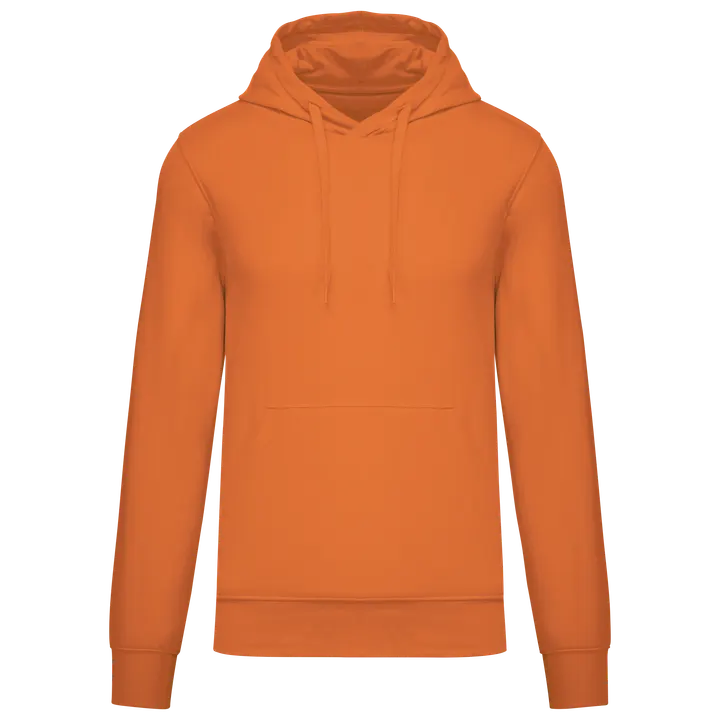 Umweltfreundliches Kapuzensweatshirt für Herren Light Orange