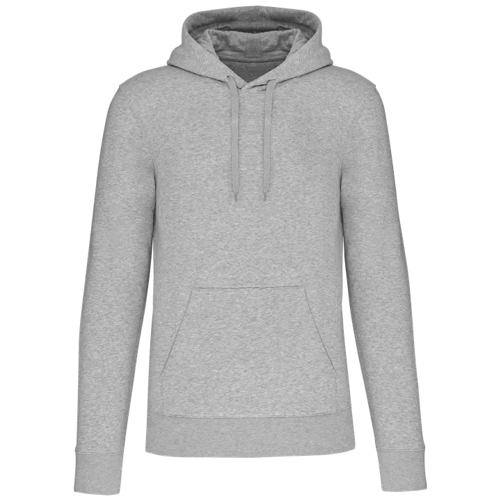 Umweltfreundliches Kapuzensweatshirt für Herren Oxford Grey