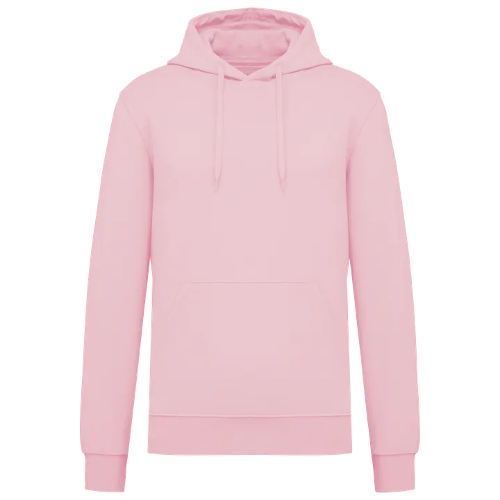 Umweltfreundliches Kapuzensweatshirt für Herren Pale Pink