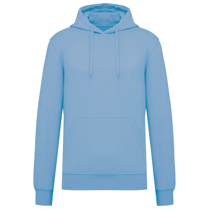Umweltfreundliches Kapuzensweatshirt für Herren Sky Blue