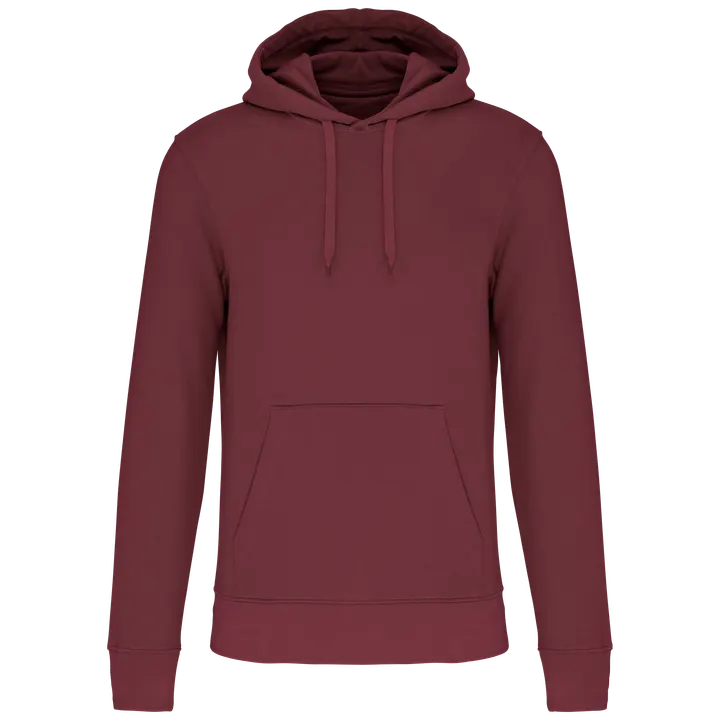 Umweltfreundliches Kapuzensweatshirt für Herren Wine