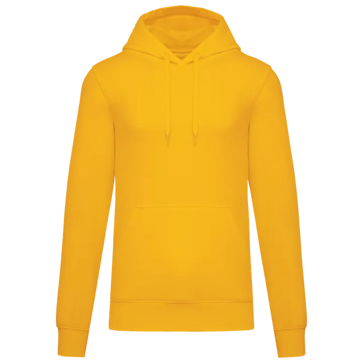 Umweltfreundliches Kapuzensweatshirt für Herren Yellow