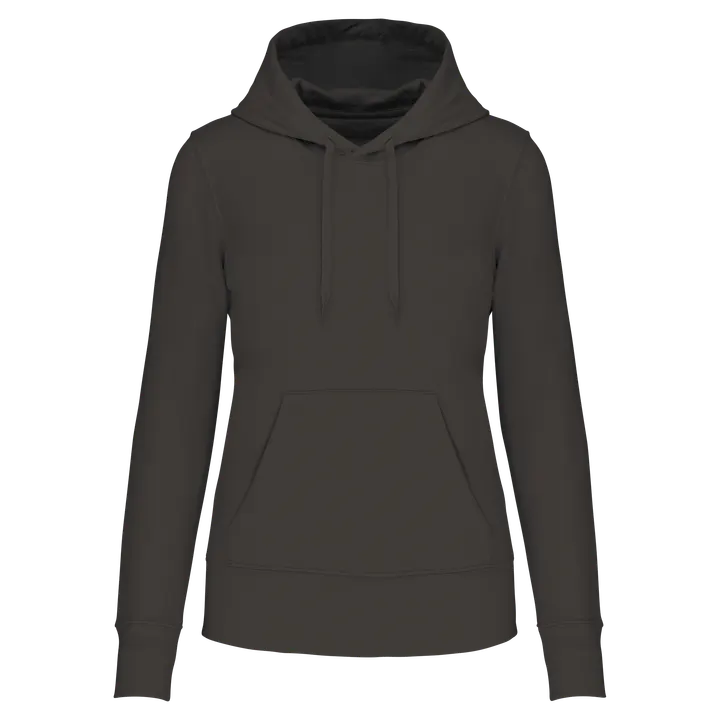 Umweltfreundliches Kapuzensweatshirt für Damen Dark Grey