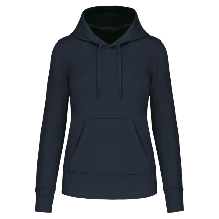Umweltfreundliches Kapuzensweatshirt für Damen Navy