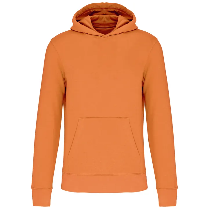 Umweltfreundliches Kapuzensweatshirt für Kinder Light Orange