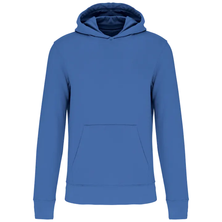 Umweltfreundliches Kapuzensweatshirt für Kinder Light Royal Blue