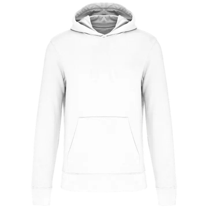 Umweltfreundliches Kapuzensweatshirt für Kinder White