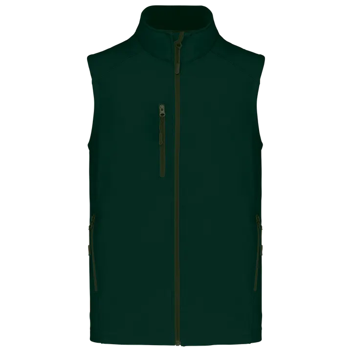 Herren Softshell Bodywärmer Bottle Green