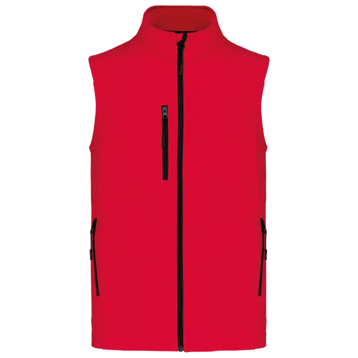 Herren Softshell Bodywärmer Red