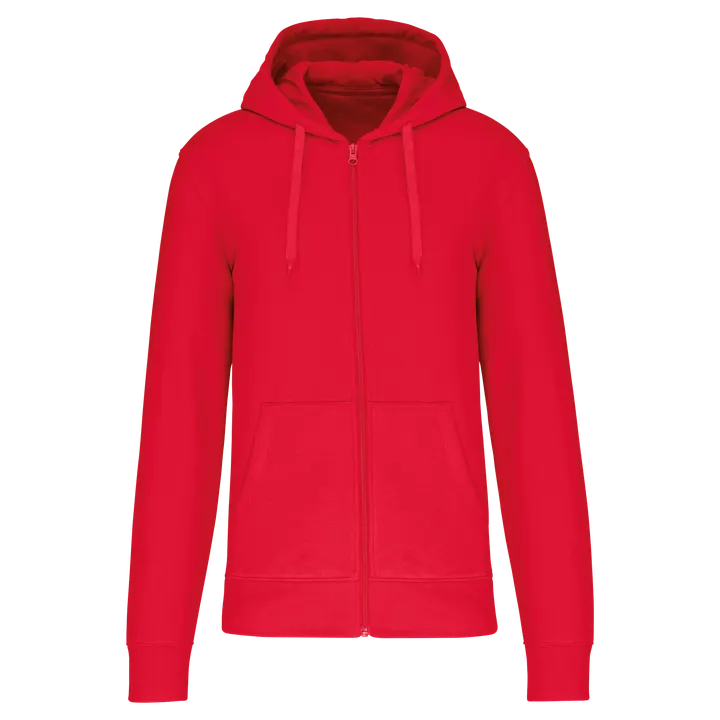 Umweltfreundliches Kapuzensweatshirt mit Reißverschluss Herren Red