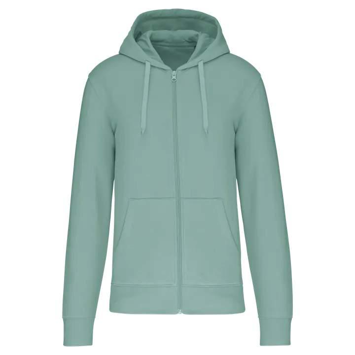 Umweltfreundliches Kapuzensweatshirt mit Reißverschluss Herren Sage