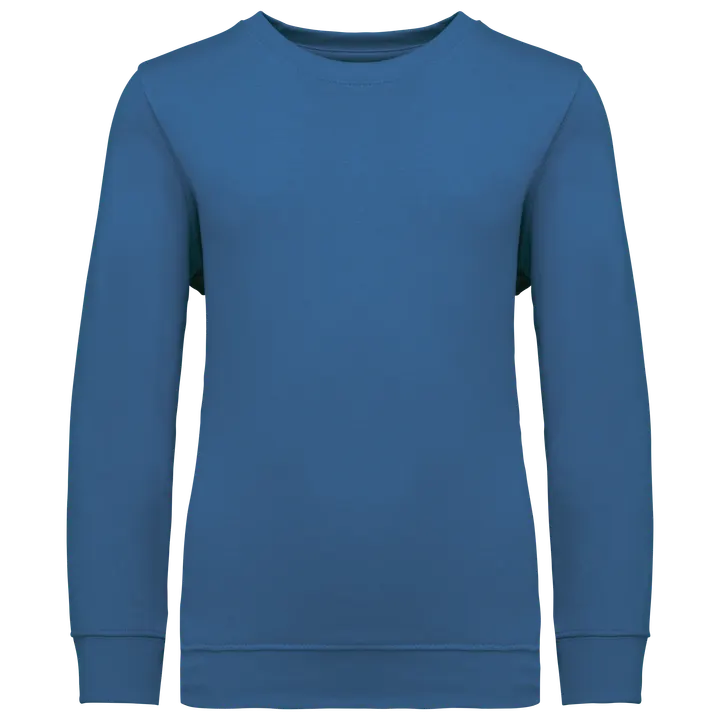 Sweat-shirt col rond enfant Light Royal Blue