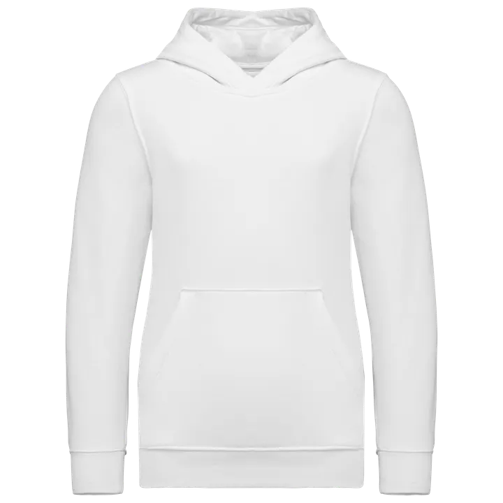 Sweat-shirt à capuche enfant White
