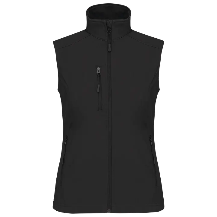 Damen Softshell Bodywärmer Black