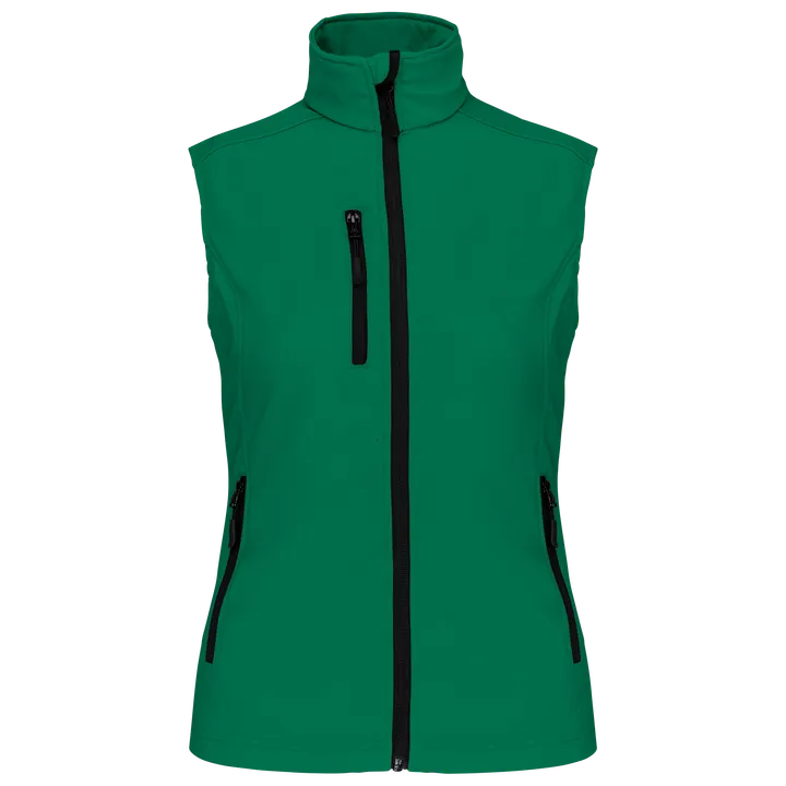 Damen Softshell Bodywärmer Kelly Green