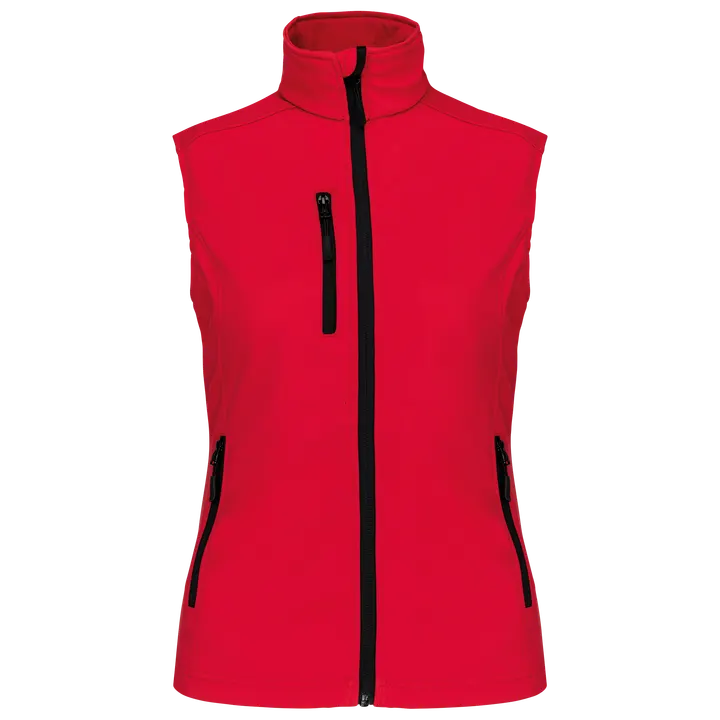Damen Softshell Bodywärmer Red