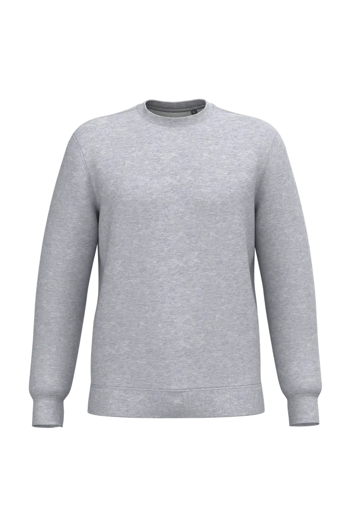 Recyceltes Unisex-Sweatshirt mit Rundhalsausschnitt Oxford Grey