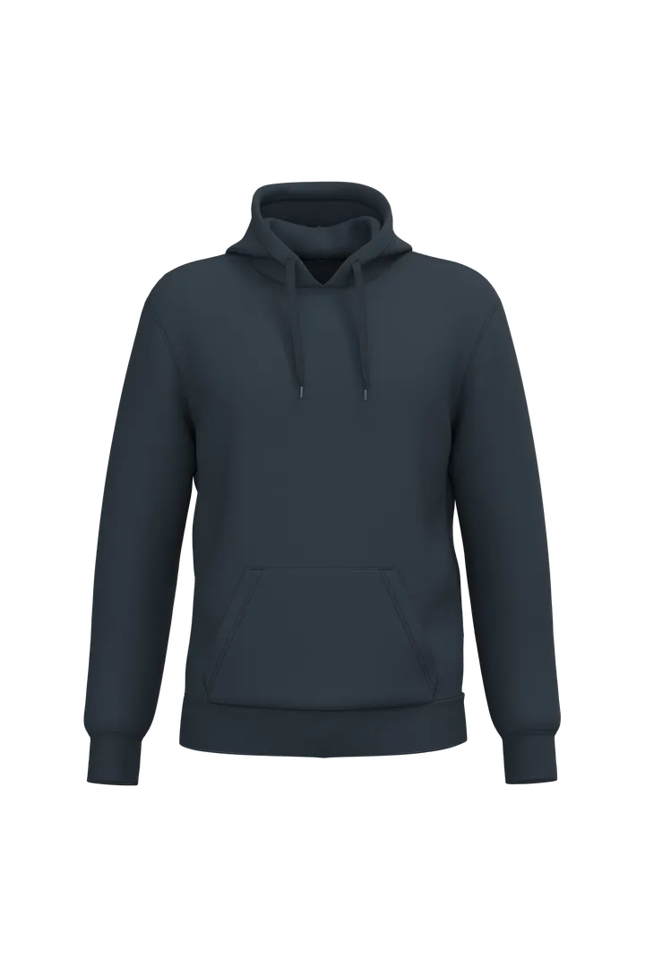 Sweat-shirt recyclé à capuche unisexe Navy