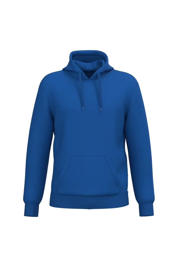 Sweat-shirt recyclé à capuche unisexe Royal Blue