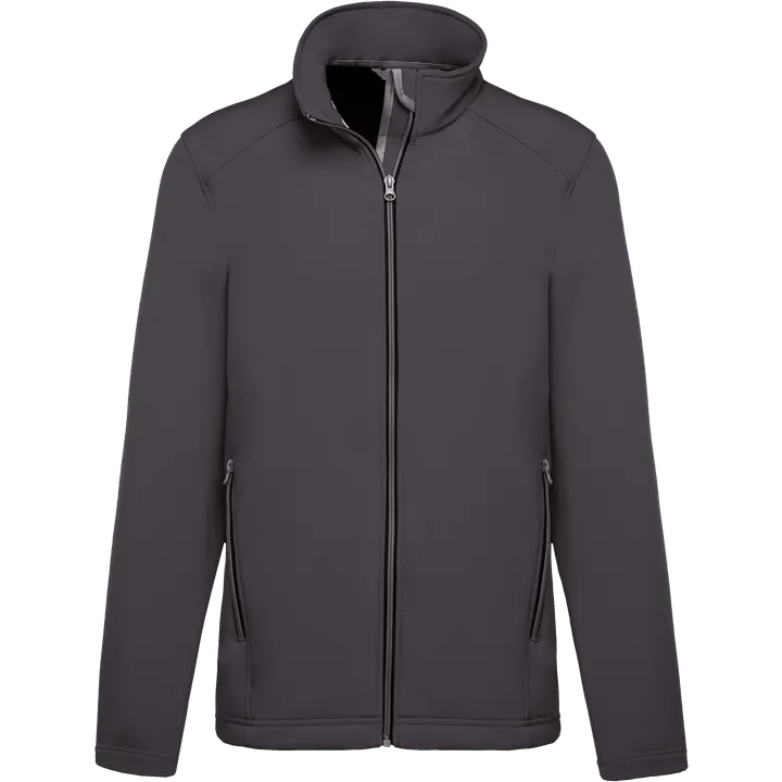 2-lagige Softshell-Jacke für Herren Titanium