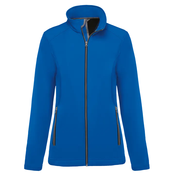 Veste Softshell 2 couches femme Light Royal Blue