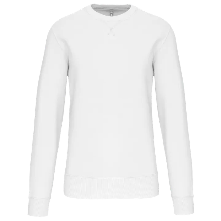 Sweatshirt Rundhalsausschnitt White